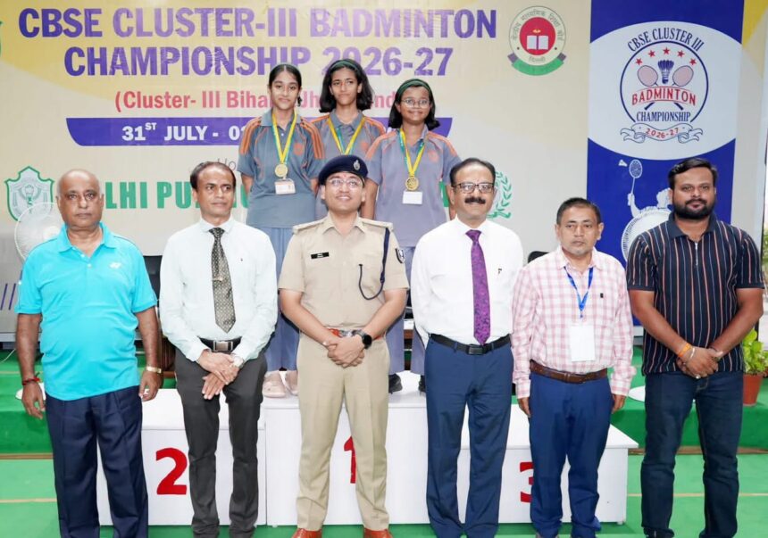 dps danapur badminton mein champion
