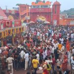har-har mahadev ke jaighosh se shivmay hua vidyapatidham, pehli somvari va nagpanchmi par 50 hajar shraddhaluon ne kiya jalaabhishek