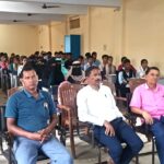 madhupur mahavidyalaya mein navpraveshi chhatron ka bhavya swagat