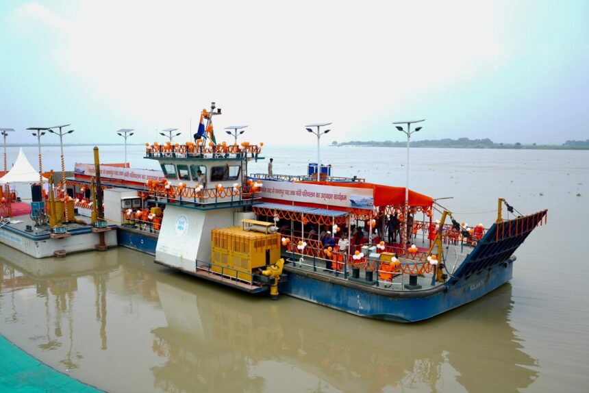mukhyamantri ne naasariganj–panapur nihshulk feri seva ka shubharambh kiya, aavagaman hoga sugam aur aarthik gatividhiyon ko milegi gati