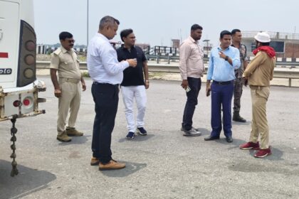 nh-20 par avaidh parking evam aniyamit vahan parichalan ke viruddh vishesh jaanch abhiyan